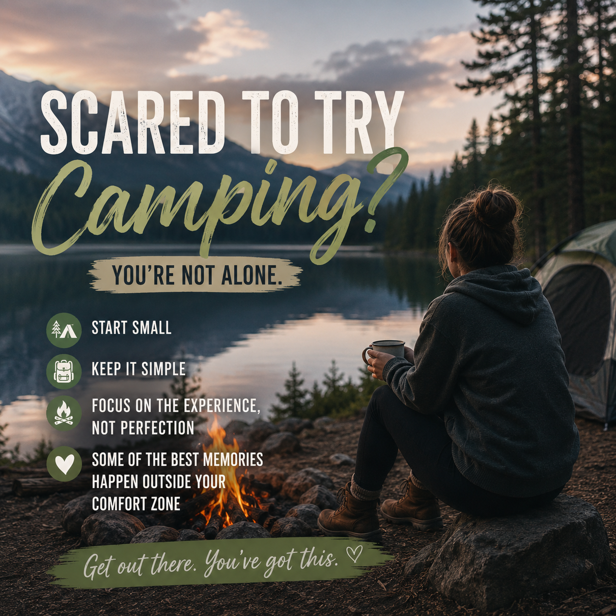 How to Overcome the Fear of Trying Camping